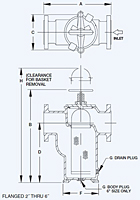 Simplex Basket Strainers (Flanged Model)