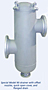 Model 90 Simplex Strainers (Quick-Opening Hinged Cover)