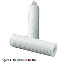 Figure 1 : Memtrex™ MP-B Filter